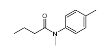 N-methyl-N-(p-tolyl)butyramide Structure