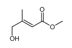 methyl 4-hydroxy-3-methylbut-2-enoate Structure