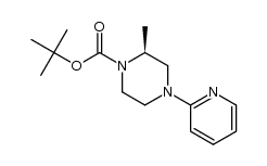 (S)-tert-butyl 2-methyl-4-(pyridin-2-yl)piperazine-1-carboxylate Structure