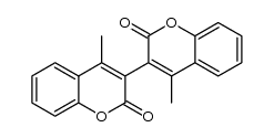4,4'-dimethyl-2H,2'H-[3,3'-bichromene]-2,2'-dione结构式