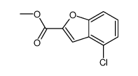 Methyl4-chlorobenzofuran-2-carboxylate Structure