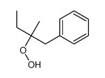 (2-hydroperoxy-2-methylbutyl)benzene结构式