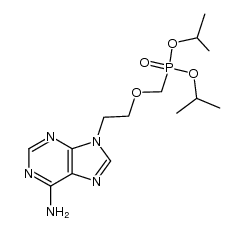 diisopropyl ((2-(6-amino-9H-purin-9-yl)ethoxy)methyl)phosphonate结构式