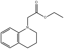 2-(3,4-二氢喹啉-1(2H)-基)乙酸乙酯结构式