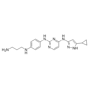 含有连接基的2,4-嘧啶二胺结构式