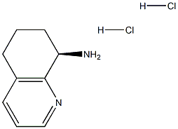(R)-5,6,7,8-四氢喹啉-8-胺盐酸盐结构式