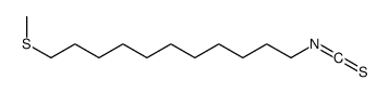 1-isothiocyanato-11-methylsulfanylundecane结构式