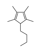 5-butyl-1,2,3,4-tetramethylcyclopenta-1,3-diene结构式
