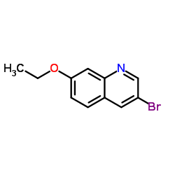 3-溴-7-乙氧基喹啉结构式