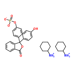 酚酞磷酸双环己烷铵盐结构式