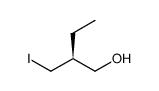 (S)-2-(iodomethyl)butan-1-ol结构式