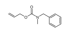 N-allyloxycarbonyl-N-methylbenzylamine Structure