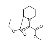 (S)-1-(2-甲氧基-2-氧代乙酰基)哌啶-2-羧酸乙酯结构式