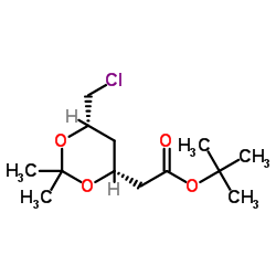 (4R-CIS)-6-氯甲基-2,2-二甲基-1,3-二氧戊环-4-乙酸叔丁酯图片