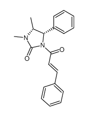 (4R,5S)-1-cinnamoyl-3,4-dimethyl-5-phenylimidazolidin-2-one Structure