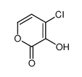 4-chloro-3-hydroxypyran-2-one Structure