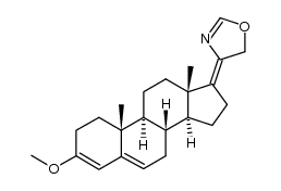 (Z)-3-Methoxy-17-(2-oxazolin-4-ylidene)androsta-3,5-diene Structure