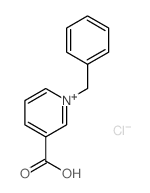 1-苄基-3-羧基吡啶氯化物结构式