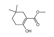 methyl 2-hydroxy-5,5-dimethylcyclohex-1-enecarboxylate结构式