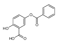 5-benzoyloxy-2-hydroxybenzoic acid Structure