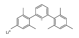 lithium,1,3,5-trimethyl-2-[3-(2,4,6-trimethylphenyl)benzene-2-id-1-yl]benzene Structure