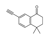 4,4-Dimethyl-7-ethynyl-1-tetralone Structure