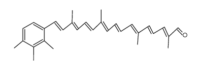 8'-apo-χ-caroten-8'-al结构式