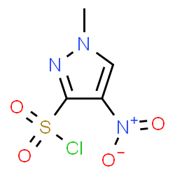 1-Methyl-4-nitro-1H-pyrazole-3-sulfonyl chloride Structure