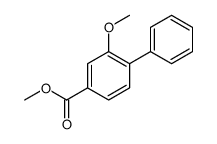 2-甲氧基-[1,1-联苯]-4-羧酸甲酯结构式