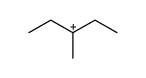 methyldiethylcarbonium ion Structure