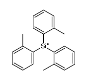 tris(2-methylphenyl)silicon Structure