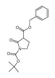 3-benzyl 1-tert-butyl 2-oxopyrrolidine-1,3-dicarboxylate结构式