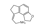 (E)-2-(1,6,7,8-Tetrahydro-2H-indeno[5,4-b]furan-8-ylidene)ethylamine Structure