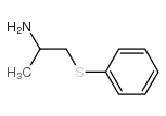 1-(phenylthio)-2-aminopropane结构式