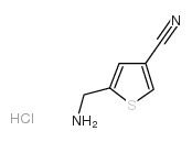 5-氨基甲基-噻吩-3-甲腈盐酸盐结构式
