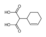 cyclohex-2-enyl-malonic acid结构式