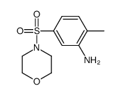 2-甲基-5-(吗啉-4-磺酰基)-苯胺结构式