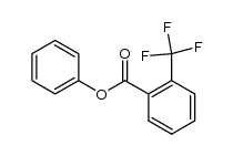 Phenyl 2-(trifluoromethyl)benzoate结构式