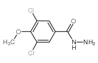 3,5-二氯-4-甲氧基苯碳酰肼结构式