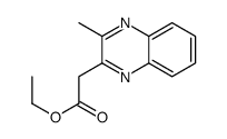 Ethyl (3-Methyl-2-quinoxalinyl)acetate Structure