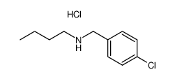 butyl-(4-chloro-benzyl)-amine, hydrochloride结构式