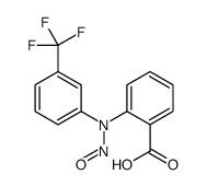 Benzoic acid,2-[nitroso[3-(trifluoromethyl)phenyl]amino]- Structure