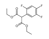 diethyl 2-(2,4,5-trifluorophenyl)propanedioate Structure