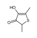 4-hydroxy-2,5-dimethyl thiophen-3(2H)-one Structure