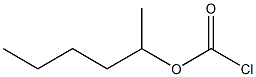 氯甲酸-1-甲基戊酯结构式