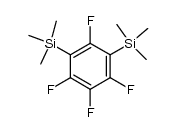1,3-bis(trimethylsilyl)tetrafluorobenzene Structure