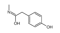 2-(4-羟基苯基)-N-甲基乙酰胺结构式