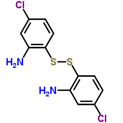 2-氨基-4-氯苯基 二硫化物结构式