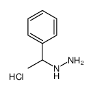 (1-phenylethylamino)azanium,chloride Structure