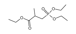 3-(二乙氧基膦酰基)-2-甲基丙酸乙酯结构式